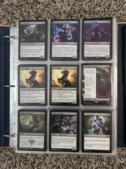 Wizards Magic: The Gathering Card Lot Binder M20 M21 MOM LCI Etali Swords - Image 3