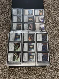 Wizards Magic: The Gathering Card Lot Binder M20 M21 MOM LCI Etali Swords - Image 4