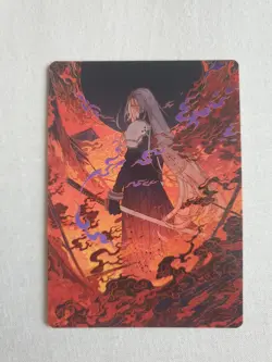 Magic The Gathering MTG Final Fantasy Art 35/53 Nibelheim Aflame - Image 1