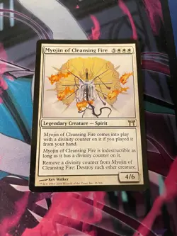 MTG - MYOJIN OF CLEANSING FIRE - RARE - CHAMPIONS OF KAMIGAWA - MP - Image 1