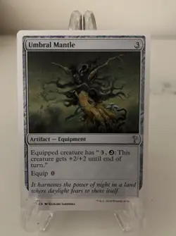 MTG White Border Umbral Mantle Mystery Booster 2 MB2 NM Near Mint Magic - Image 1