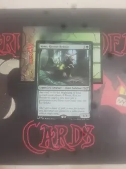 Magic The Gathering Duskmourn "Kona, Rescue Beastie" 0187 RARE NM - Image 1