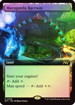 Muraganda Raceway #426 Extended Art Foil Aetherdrift Finish Line Promo MTG Magic - Image 1