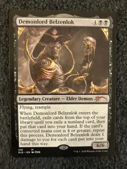 Magic The Gathering MTG - Demonlord Belzenlok - Secret Lair Drop - Image 1
