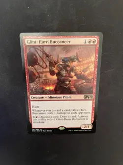 Magic The Gathering Glint-Horn Buccaneer Core Set 2020 Regular MP - Image 1