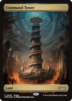 MTG Command Tower 0002 Avatar TLA Promo Foil - Image 1