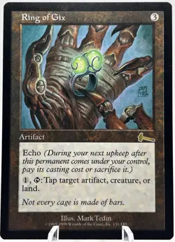 Ring Of Gix 131/143 Urza's Legacy ULG MTG LP - Image 1