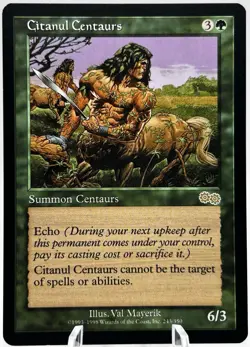 Citanul Centaurs 243/350 Urza's Saga USG MTG LP - Image 1