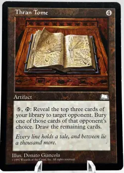 Thran Tome Weatherlight MTG LP - Image 1