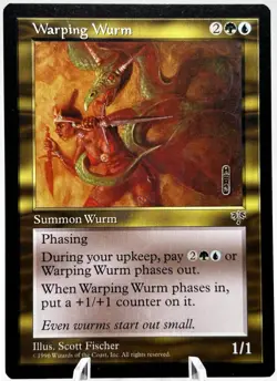 Warping Wurm 1x MtG Mirage MIR SP/NM - Image 1