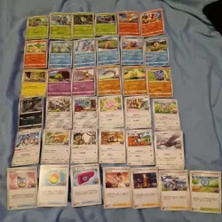 Pokemon Go 2022 TCG Bulk Booster Bundle 37 Japanese Cards As Shown - Image 1