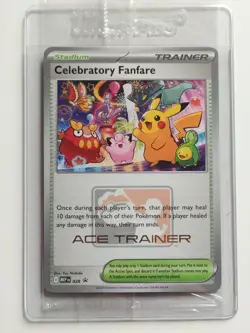 Pokemon TCG Celebratory Fanfare (MEP 028) 2025 Ace Trainer Reward Promo new neu - Image 1