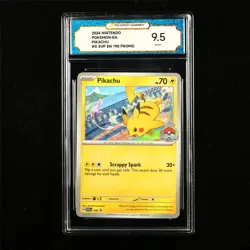TQG 9.5 MINT+ 2024 Pokemon ENG Pikachu #190 PROMO - Image 1