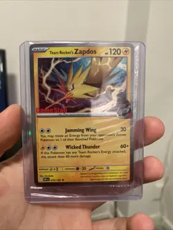 Pokemon Team Rockets Zapdos GameStop Promo - Sealed Zapdos 070/182 - Image 1