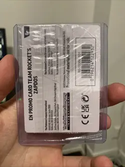 Pokemon Team Rockets Zapdos GameStop Promo - Sealed Zapdos 070/182 - Image 2