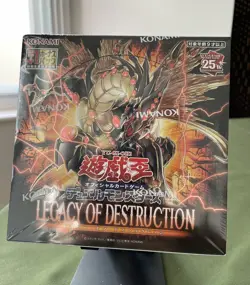 YU-GI-OH! LEGACY OF DESTRUCTION CG 1936 JAPANESE BOOSTER BOX *WITH SHRINK* - Image 1