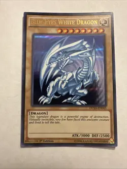 YuGiOh! Blue-Eyes White Dragon | DUSA-EN043 Duelist Saga 1st Edition NM - Image 1
