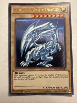 YuGiOh! Blue-Eyes White Dragon | DUSA-EN043 Duelist Saga 1st Edition NM - Image 2