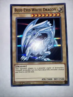YuGiOh! Blue-Eyes White Dragon | DUSA-EN043 Duelist Saga 1st Edition NM - Image 4