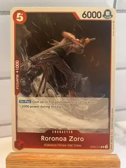 Roronoa Zoro - OP04-015 - NM - Rare - English OP04 - One Piece TCG - Image 1