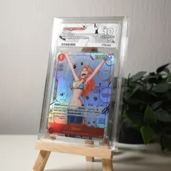 One Piece TCG - Nami OP01-016 PRB01 Manga - ACE 10 - Perfect Sub Grades - French - Image 2