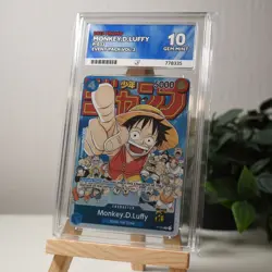 One Piece Monkey D Luffy P-033 - Event Pack Vol. 2 ACE 10 Perfect Sub Grades - B - Image 2