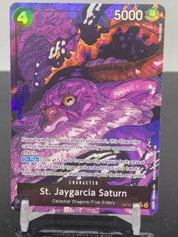 One Piece TCG St. Jaygarcia Saturn (Alternate Art) OP13-083 Carrying On His Will - Image 1