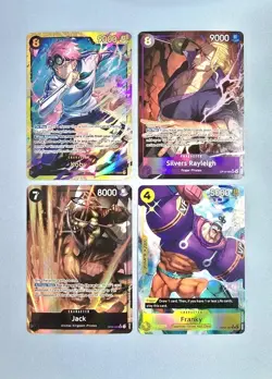 Franky (Parallel) OP07-107 500 Years in the Future Foil- 4 Card Set NM - Image 1