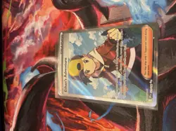 Ethan's Adventure Full Art Ultra Rare NM 221/182 Destined Rivals Pokemon Card - Image 2