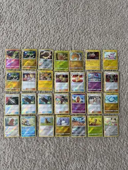Lot Of 28 Pokemon Sun & Moon Team Up Cards - Holo - Image 1