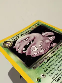 Dark Weezing 14/82 Rocket Holo Rare Pokemon Card LP+ - Image 3