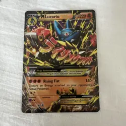 M Lucario EX 55/111 Ultra Rare XY Furious Fists Pokemon Card - Image 1
