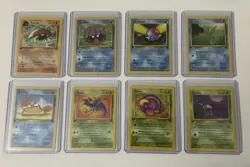 Pokemon 1st Edition Fossil 8 Card Lot - Image 1