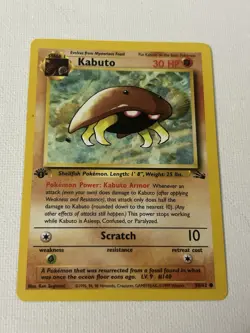Pokemon 1st Edition Fossil 8 Card Lot - Image 3