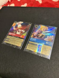 2026 Disney Lorcana Archazias Island Rapunzel AND Donald Duck EPCOT Promo Cards - Image 3