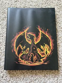 Charmander Bulbasaur Evolution Card Binder Album Collection Binder USED - Image 1