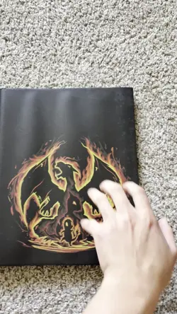 Charmander Bulbasaur Evolution Card Binder Album Collection Binder USED - Image 2