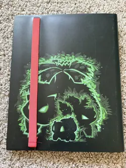Charmander Bulbasaur Evolution Card Binder Album Collection Binder USED - Image 3