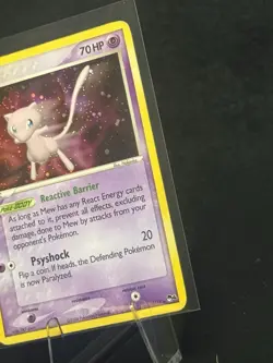 Mew POP Series 4 Holo Rare Pokemon Card 2006 4/17 Swirl - Image 2