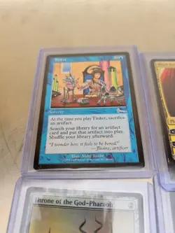 Lot of 12 magic the gathering cards tinker, throne of the god Pharaoh +more - Image 2