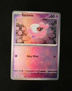Pokemon Card - Spritzee 038/131 Master Ball Reverse - Prismatic Evolutions - NM⭐ - Image 1