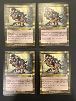 4x Gerrard's Verdict MtG Apocalypse UP NM Magic - Image 1