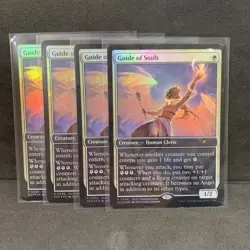 4x Guide of Souls Store Championship Foil Promo Lorwyn Eclipsed MTG Magic Top 8 - Image 1