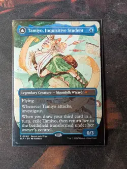 MTG Tamiyo, Inquisitive Student - Borderless Pro Tour Promo - Non-Foil - Image 1