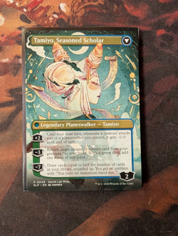 MTG Tamiyo, Inquisitive Student - Borderless Pro Tour Promo - Non-Foil - Image 2