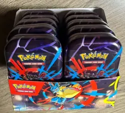 Lot of 10 Sealed Mini Tins Pokemon TCG Mega Heros W/ Display Box - SHIPS TODAY📦 - Image 1