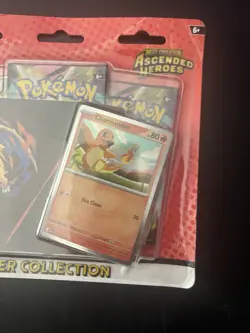 Pokemon TCG Ascended Heroes Tech Sticker Collection Charmander Sealed - In Hand - Image 3