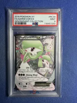 2016 Pokemon XY FA/Gardevoir EX Gen Radiant Collection RC30 PSA 9 - Image 1