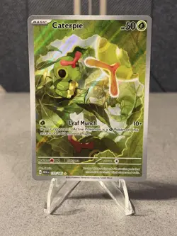 Pokemon TCG Caterpie Scarlet & Violet 151 172/165 Illustration Rare - Image 1