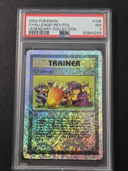 Pokemon Legendary Collection Reverse Holo Challenge! #106/110 PSA 7 NM - Image 1